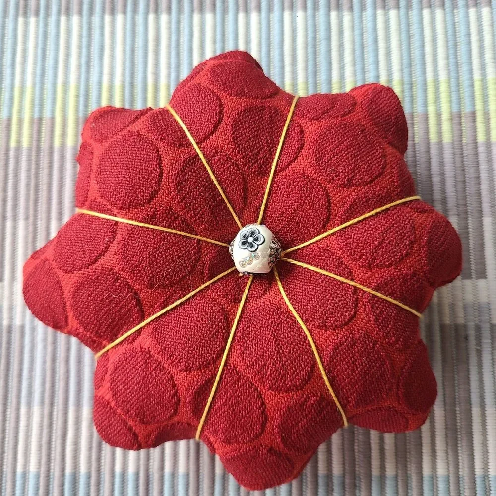 Handmade Holiday Mini Bloom Pillows - Miniature Holiday Charm Decor